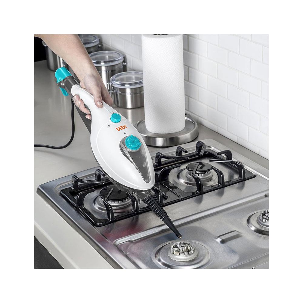 Vax Steam Clean Multi Steam Cleaner Mop 1300W 330ml Water Tank Capacity - White & Blue