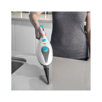 Vax Steam Clean Multi Steam Cleaner Mop 1300W 330ml Water Tank Capacity - White & Blue
