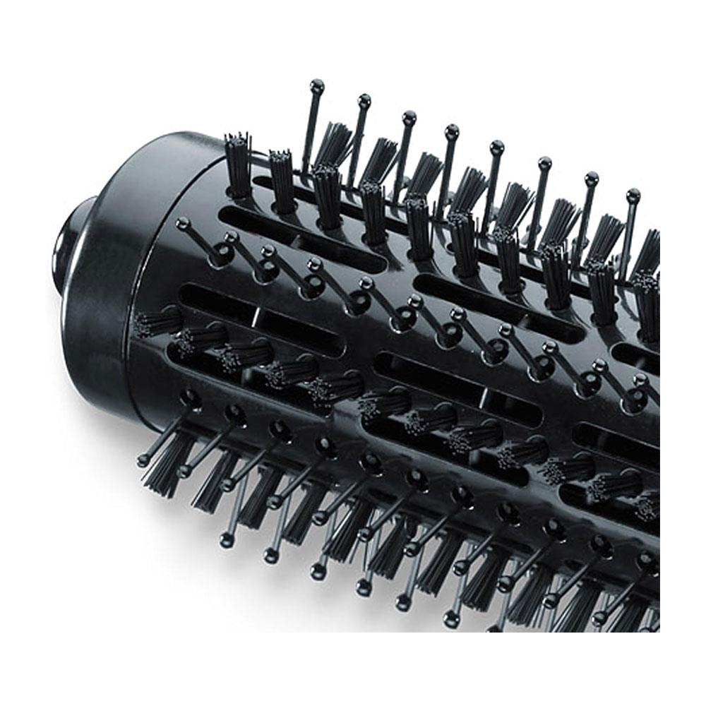 Beurer HT 80 Rotating Hot Air Brush With Ceramic Coating & 2 Heat Settings 1000W With 2 Attachments - Black