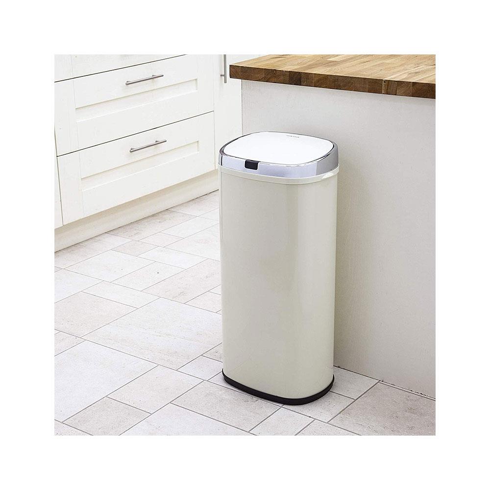 Morphy Richards Chroma Square Kitchen Bin With Infrared Motion Sensor 50 Litre - Cream Secondary image
