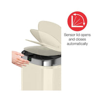 Morphy Richards Chroma Square Kitchen Bin With Infrared Motion Sensor 50 Litre - Cream
