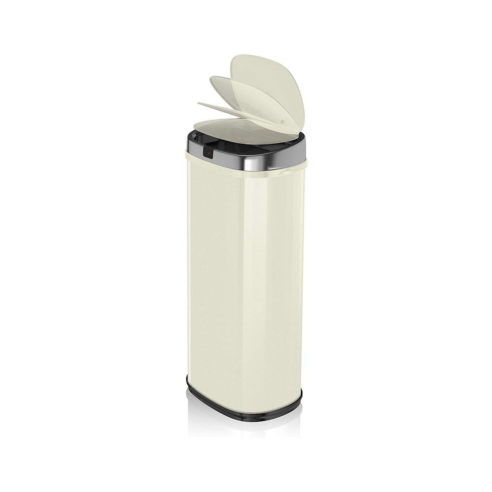 Morphy Richards Chroma Square Kitchen Bin With Infrared Motion Sensor 50 Litre - Cream