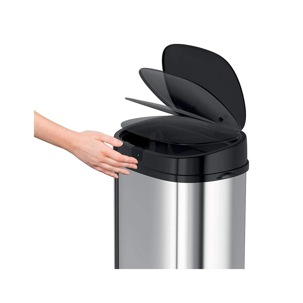 Morphy Richards Chroma Square Kitchen Bin With Infrared Motion Sensor 50 Litre - Silver