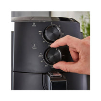 Swan Stealth Manual Air Fryer With Adjustable Temperature & 60 Minute Timer 1500W 4.7 Litres - Black