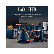 Tower Cavaletto Personal Jug Blender With Tritan Smoothie Bottle 300W 500ml - Midnight Blue & Rose Gold