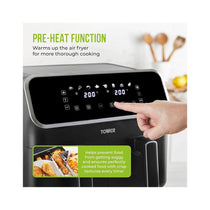 Tower Vortx Digital Dual Basket Air Fryer Digital Control 8 Cooking Pre-Sets Functions 2700W 8 Litre - Black
