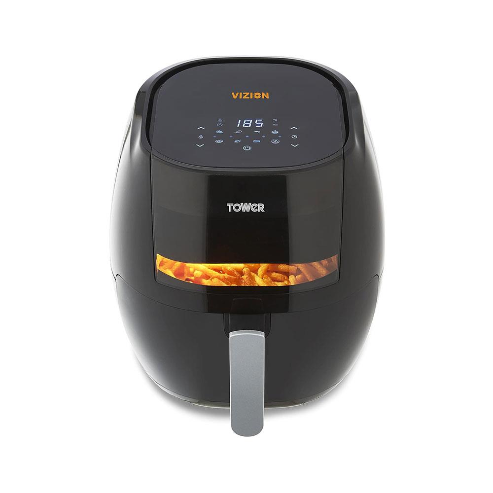 Tower Vortx Vizion Digital Air Fryer With Rapid Air Circulation 1800W 7 Litres - Black Main image