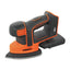 Black & Decker 18V Cordless Mouse Detail Sander Bare Unit - Orange/Black