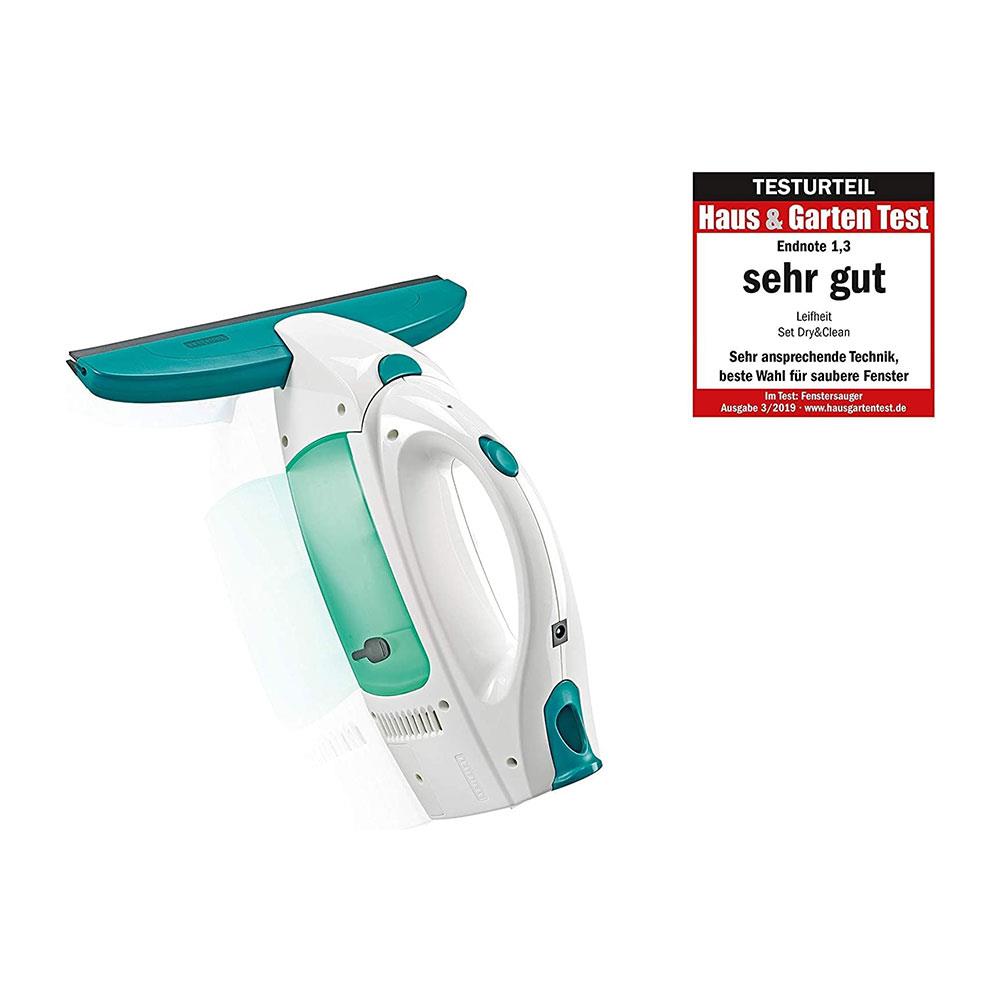 Leifheit Click System Dry & Clean Window Vacuum Cleaner 35 Mins Battery Life 100W - Turquoise Secondary image