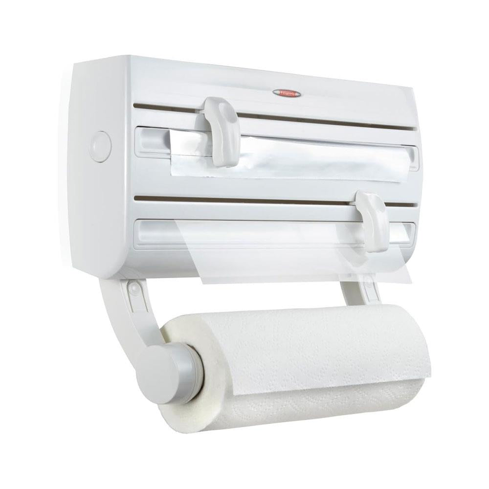 Leifheit Parat F2 Wall Mounted Kitchen Paper Towel Roll Holder - White Main image