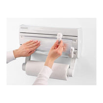 Leifheit Parat F2 Wall Mounted Kitchen Paper Towel Roll Holder - White
