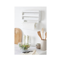 Leifheit Parat F2 Wall Mounted Kitchen Paper Towel Roll Holder - White