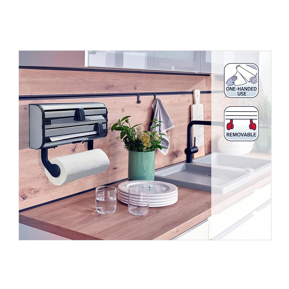 Leifheit Parat Royal II Wall Mounted Kitchen Roll Holder Stainless Steel - Silver Secondary image