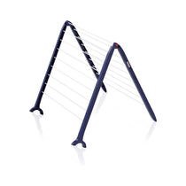 Leifheit Pegasus 110 Bath Folding Clothes Laundry Airer Dryer - Blue/White