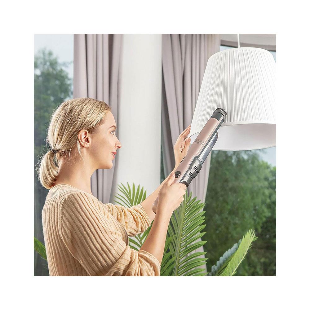 Black & Decker 12V Brushless Handheld Vacuum Cleaner Slim DustBuster - Rose Gold & Dark Titanium Secondary image
