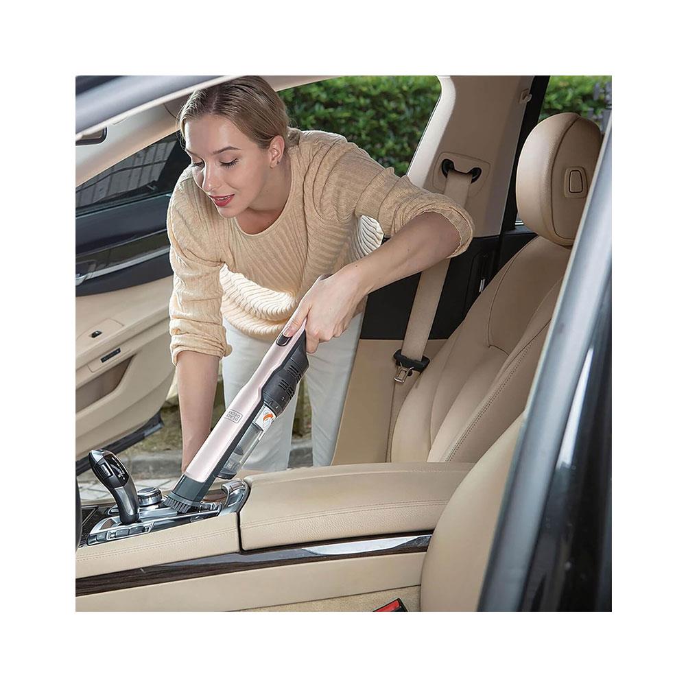 Black & Decker 12V Brushless Handheld Vacuum Cleaner Slim DustBuster - Rose Gold & Dark Titanium