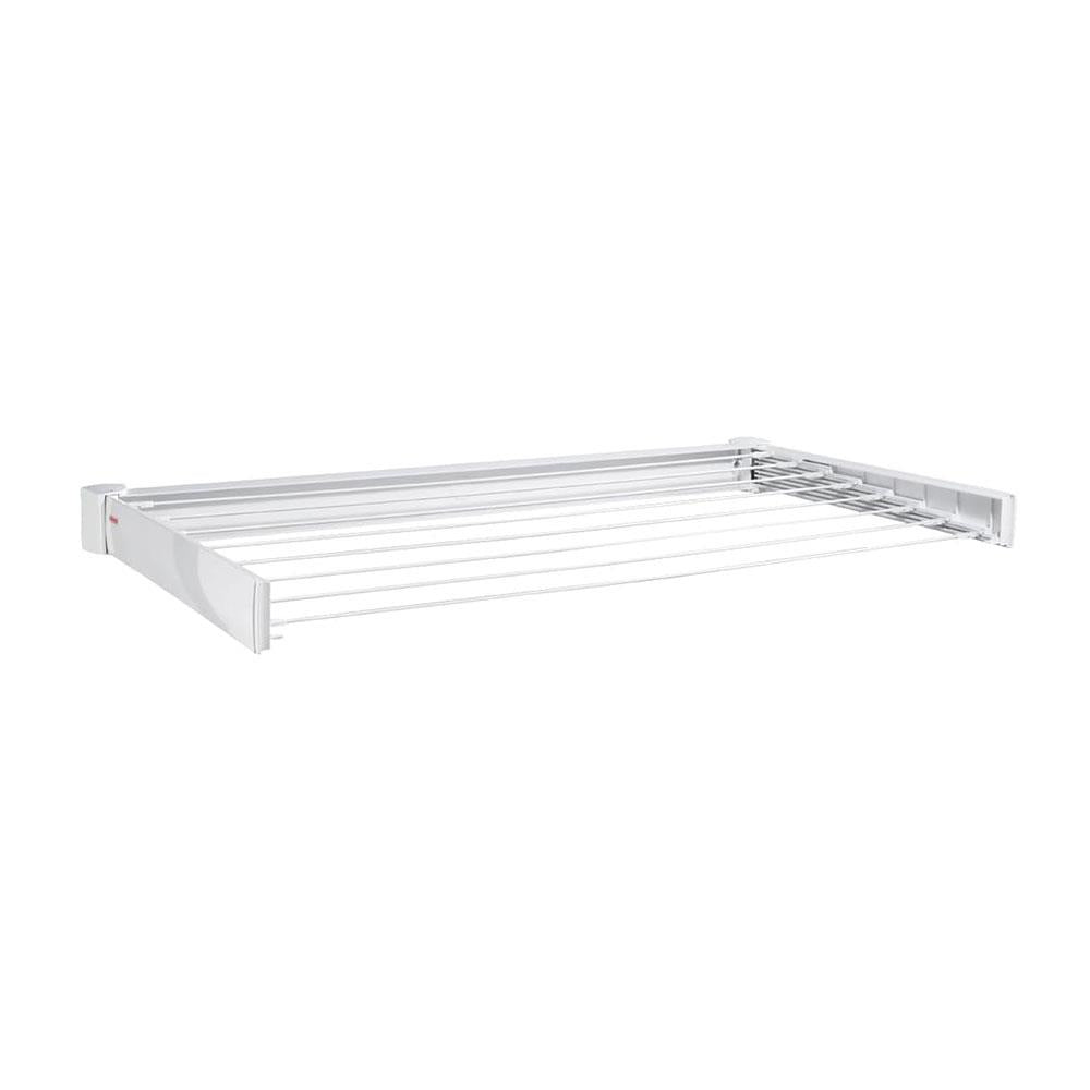 Leifheit Telegant 72 Protect Wall Mounted Clothes Laundry Airer Dryer 7.2m Drying Space - White