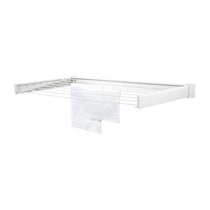 Leifheit Telegant 72 Protect Wall Mounted Clothes Laundry Airer Dryer 7.2m Drying Space - White