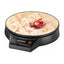 Severin Crepes Maker Pancake Maker With Spatula And Turning Stick 1000 W - Black