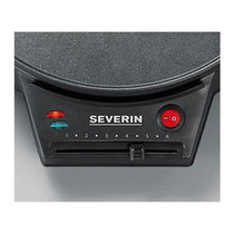 Severin Crepes Maker Pancake Maker With Spatula And Turning Stick 1000 W - Black