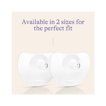 Lansinoh Contact Nipple Shields With Protective Case 24mm 2 Pack - Transparent