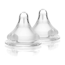Lansinoh NaturalWave Slow Flow Teats 2 Pack - Transparent