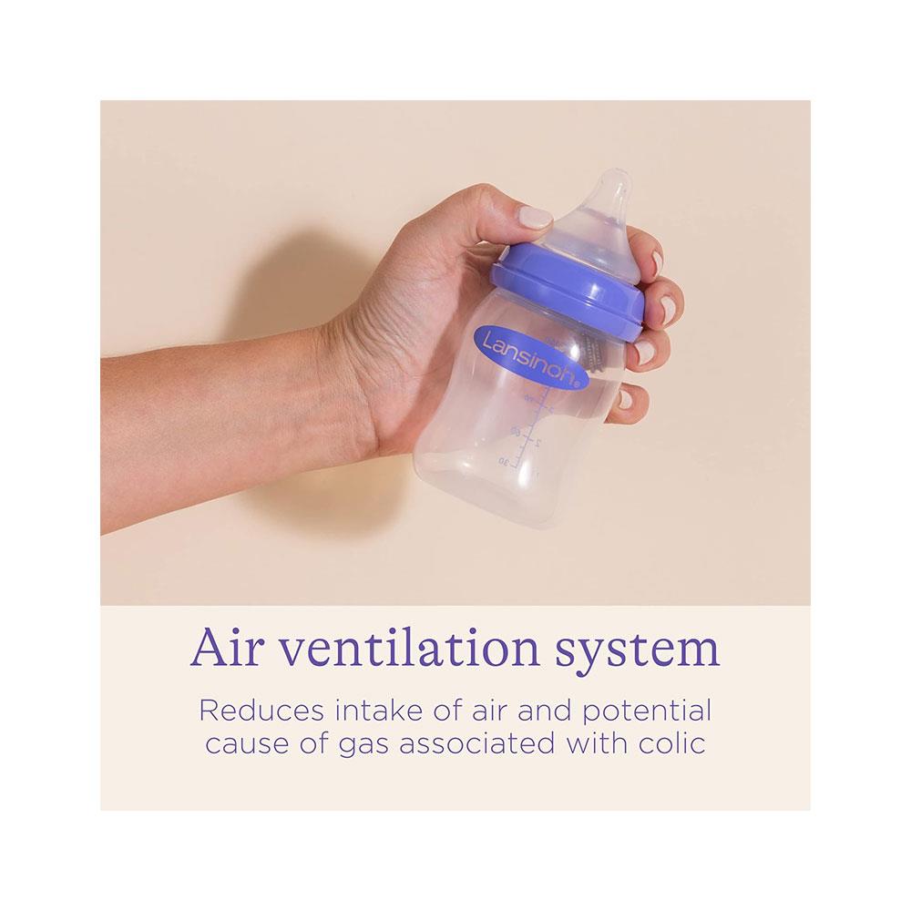 Lansinoh NaturalWave Medium Flow Teats 2 Pack - Transparent
