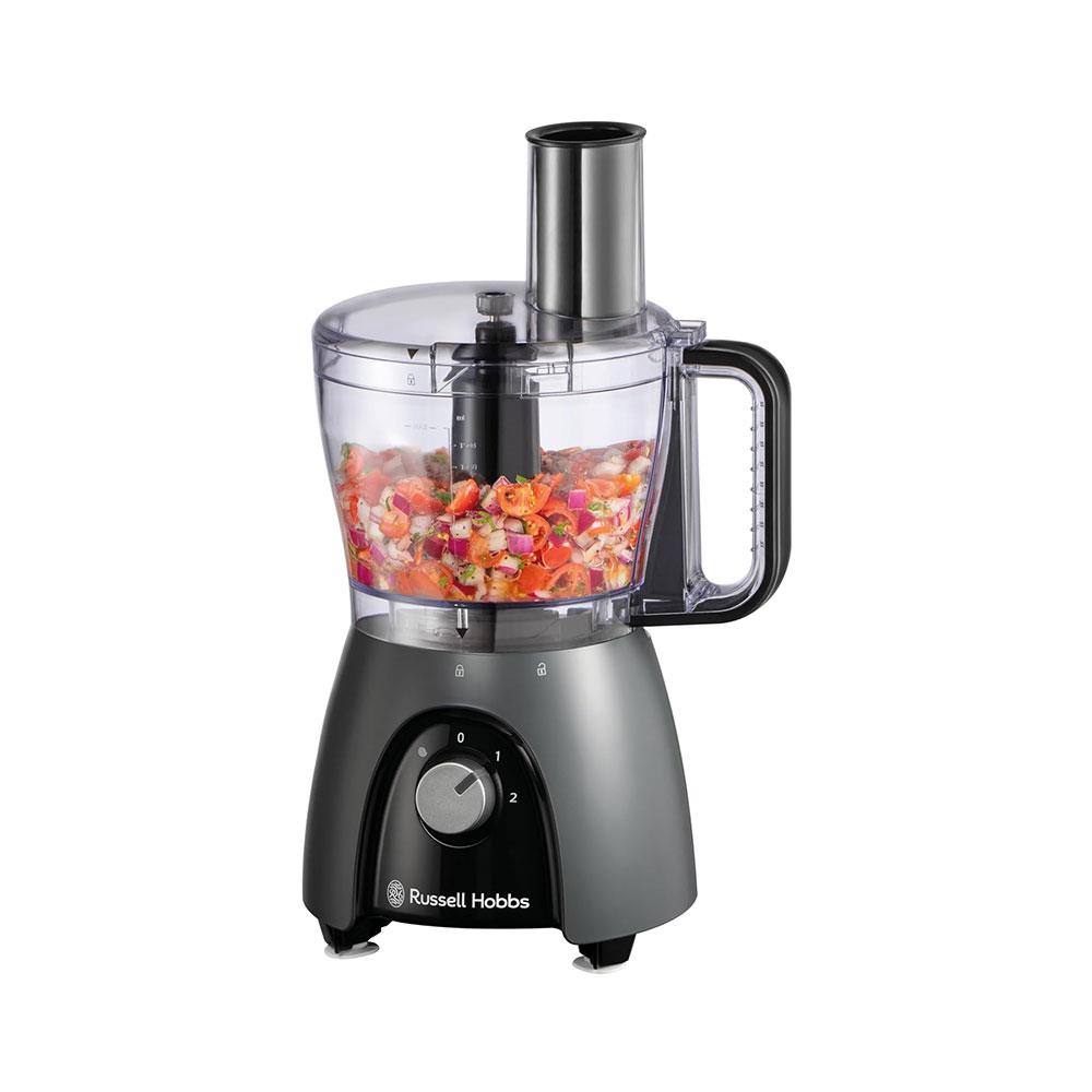 Russell Hobbs Desire Food Processor & Blender 600W 2.3 Litres Total Capacity - Matte Charcoal