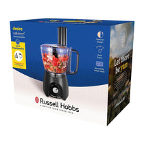 Russell Hobbs Desire Food Processor & Blender 600W 2.3 Litres Total Capacity - Matte Charcoal