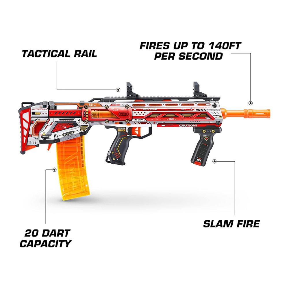 Zuru XSHOT Skins Pro Series Longshot Blaster With Shoulder Stock - Multicolour