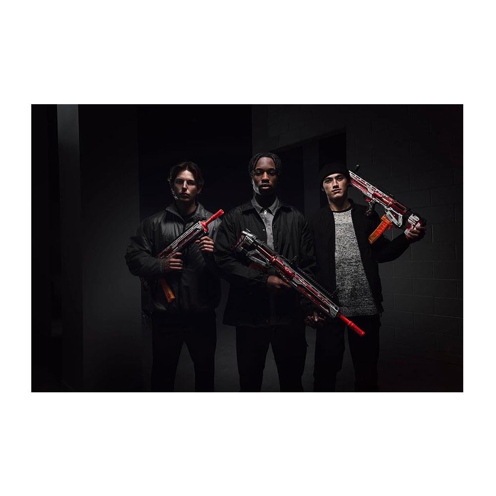Zuru XSHOT Skins Pro Series Longshot Blaster With Shoulder Stock - Multicolour