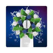 Oral-B Cross Action Toothbrush Heads 5 Pack With CleanMaximiser Technology - White