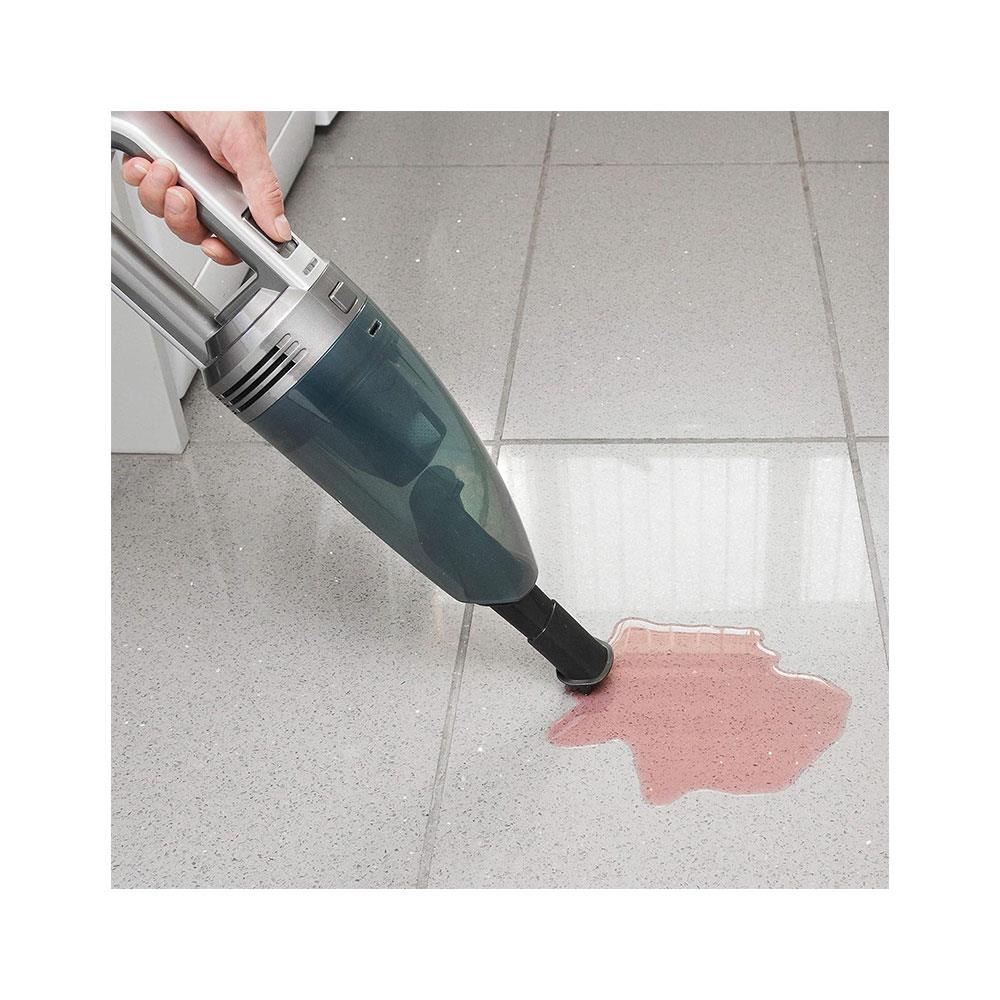 Quest Wet & Dry Cordless Handheld Vacuum Cleaner With Attachments - Black
