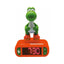 Lexibook Nintendo Super Mario 3D Yoshi Childrens Alarm Clock With Night Light Snooze - Orange/Green