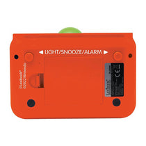 Lexibook Nintendo Super Mario 3D Yoshi Childrens Alarm Clock With Night Light Snooze - Orange/Green