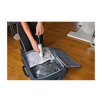 OurHouse Vacuum Storage Bags Set of 10 With Pump Compression Zip Lock Seal Bag - Clear