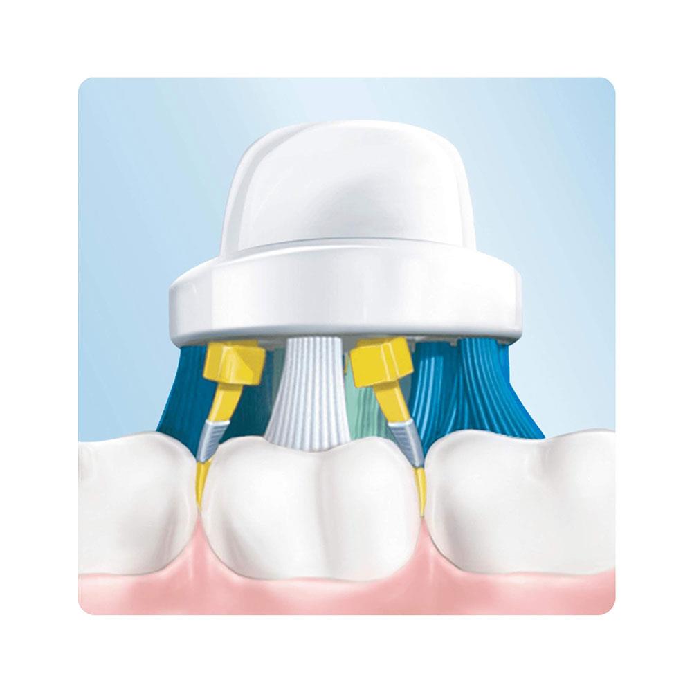 Oral-B Floss Action Replacement Rechargeable Toothbrush Heads 4 Pack - White