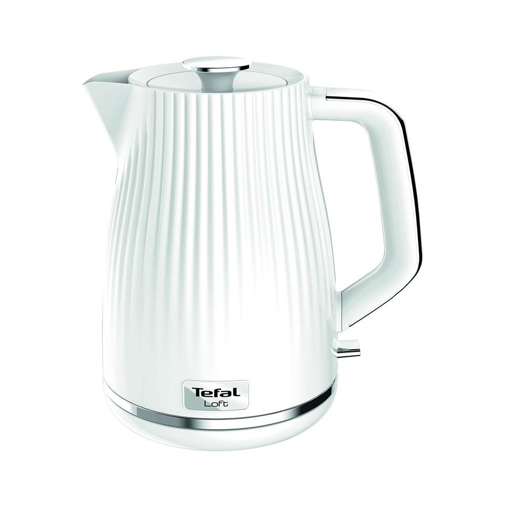 Tefal Loft Rapid Boil Traditional Cordless Electric Jug Kettle 3000 W 1.7 litres - Pure White Main image