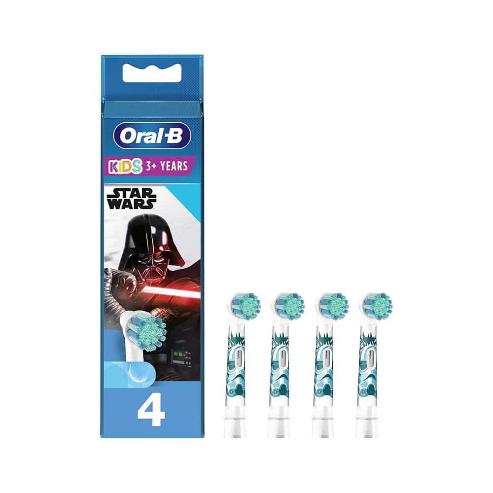 Oral-B Stages Star Wars Kids Electric Toothbrush Head White - 4 Pack Main image