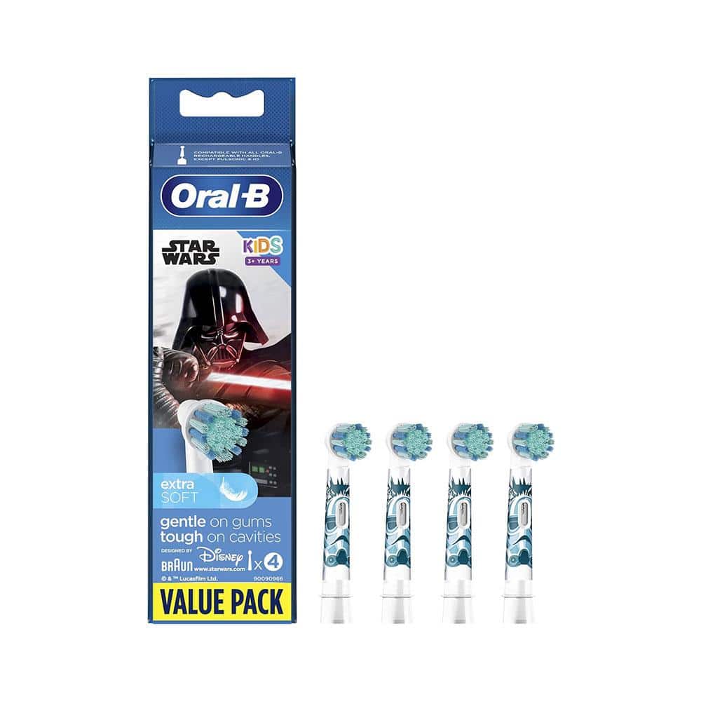 Oral-B Stages Star Wars Kids Electric Toothbrush Head White - 4 Pack Secondary image
