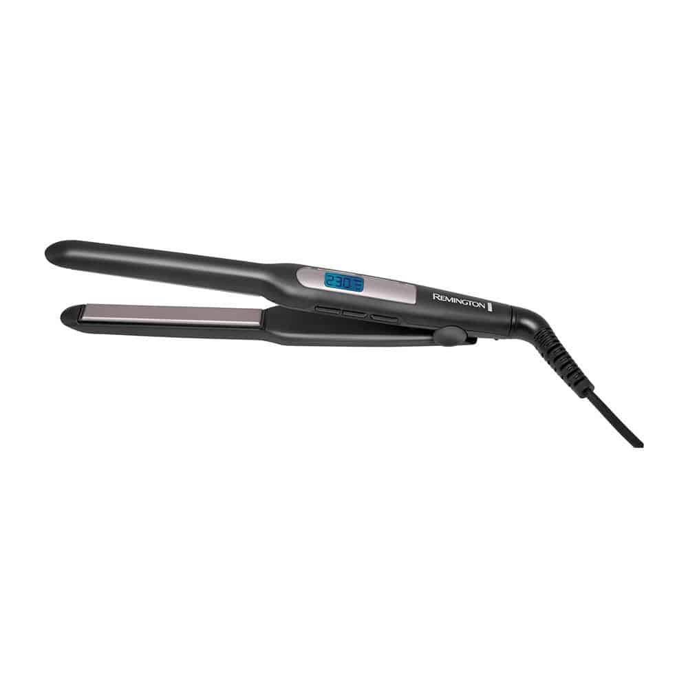 Remington Pro Extra Slim Hair Straightener Ceramic Coating & 9 Settings - Black