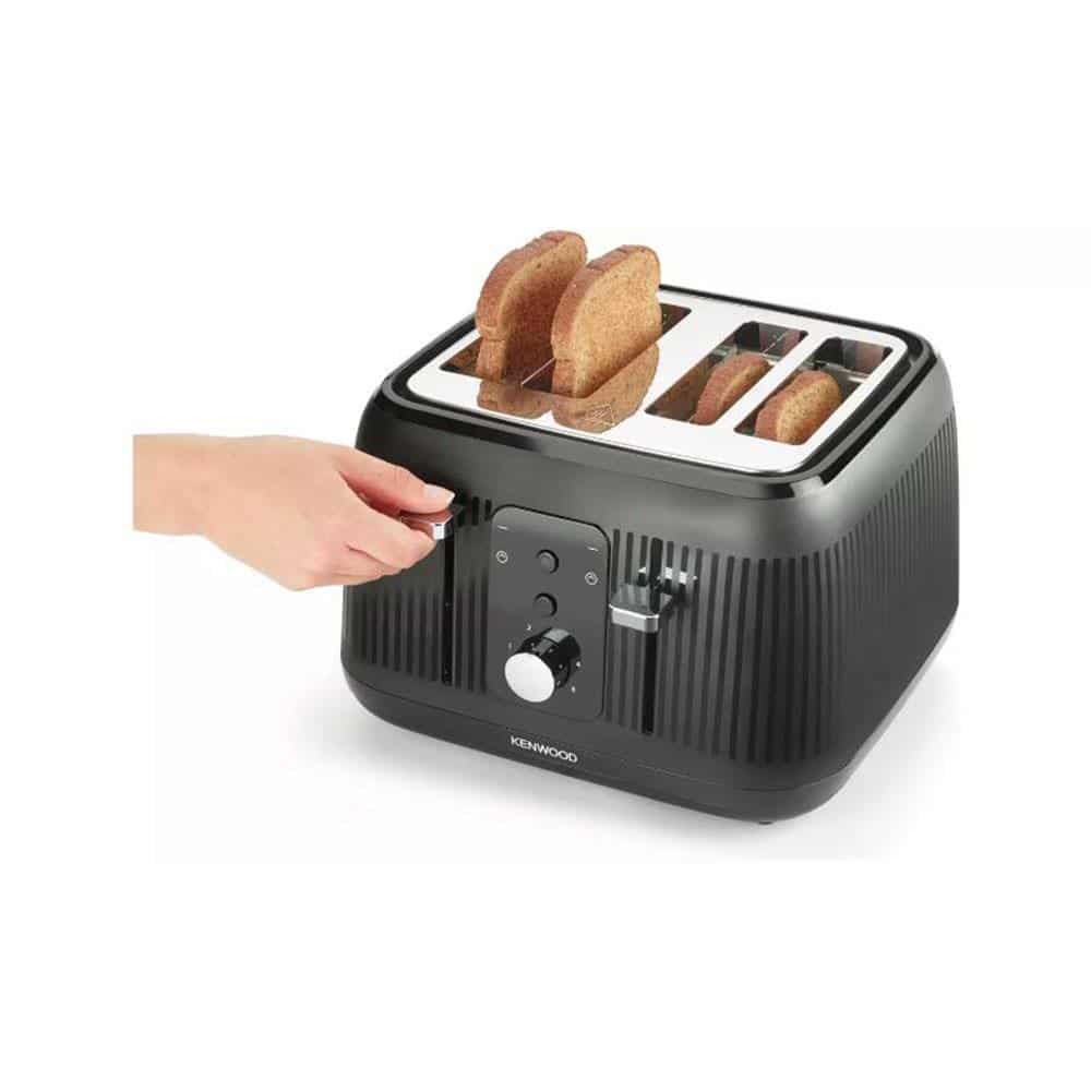Kenwood Dawn 4 Slice Toaster With 5 Browning Settings 1800W - Midnight Black
