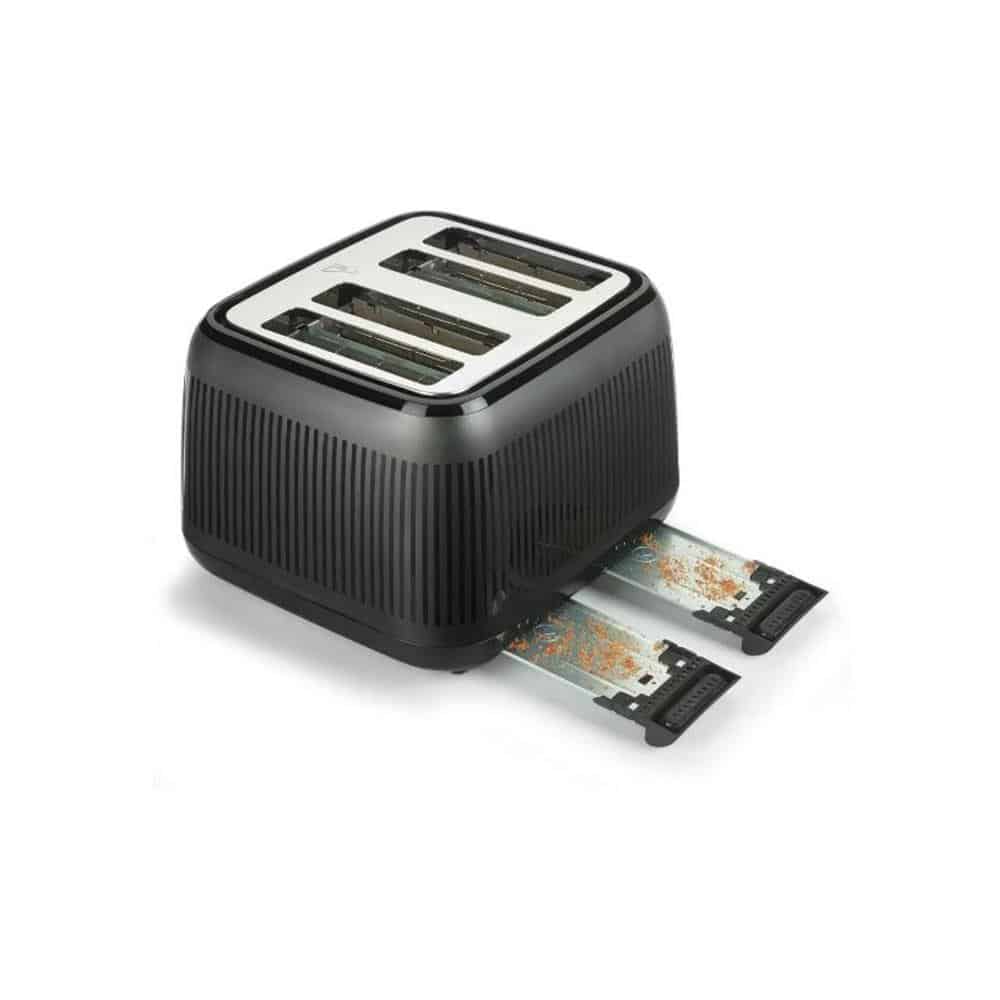 Kenwood Dawn 4 Slice Toaster With 5 Browning Settings 1800W - Midnight Black