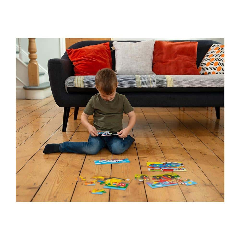 Galt 4 Puzzles In A Box Fun Colourful Vehicles Jigsaw Puzzles - Multicolour Secondary image