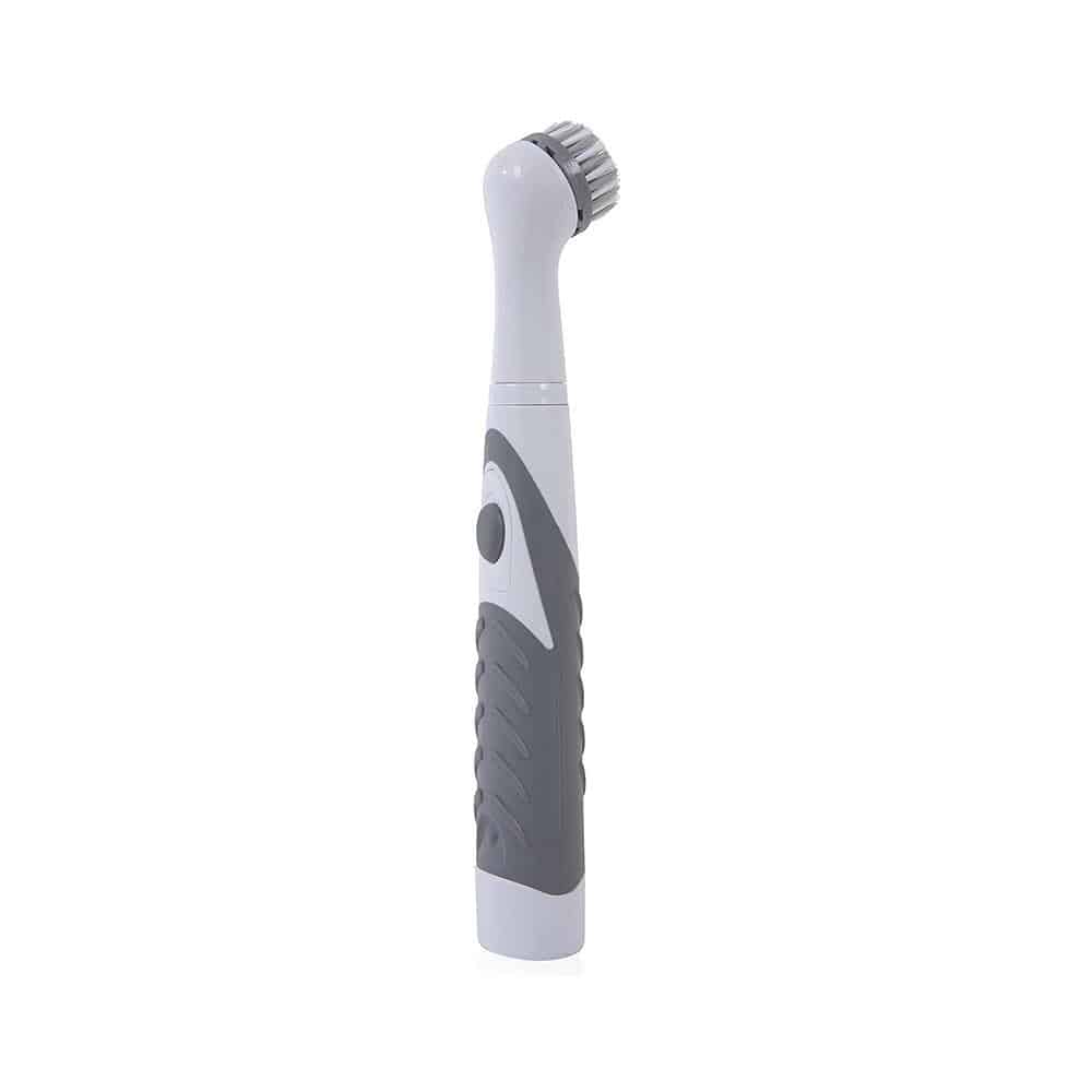OurHouse Whiziwand Electric Cleaning Brush Automatic Household Scrubber Turbo Cleaner Battery Operated - White