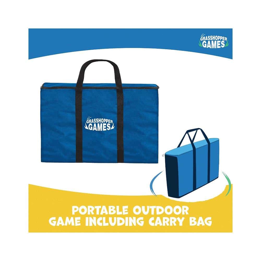 Grasshopper Games 4 In Row Children's Fun Outdoor Family Garden Game 46 Discs & Carry Bag - Multicolour