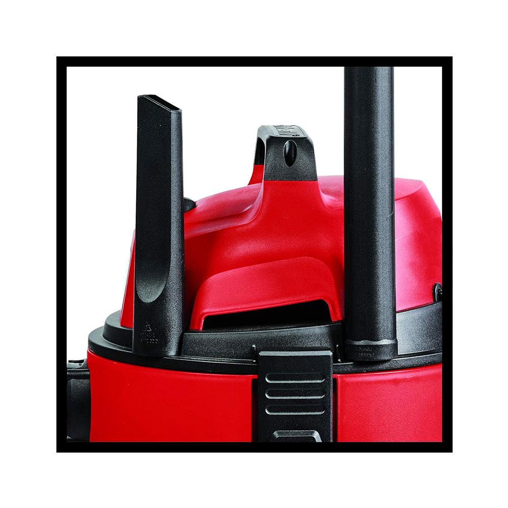 Einhell TC-VC 1825 Wet And Dry Vacuum Cleaner With Blow Function 1250W 25 Litres Tank - Red/Black