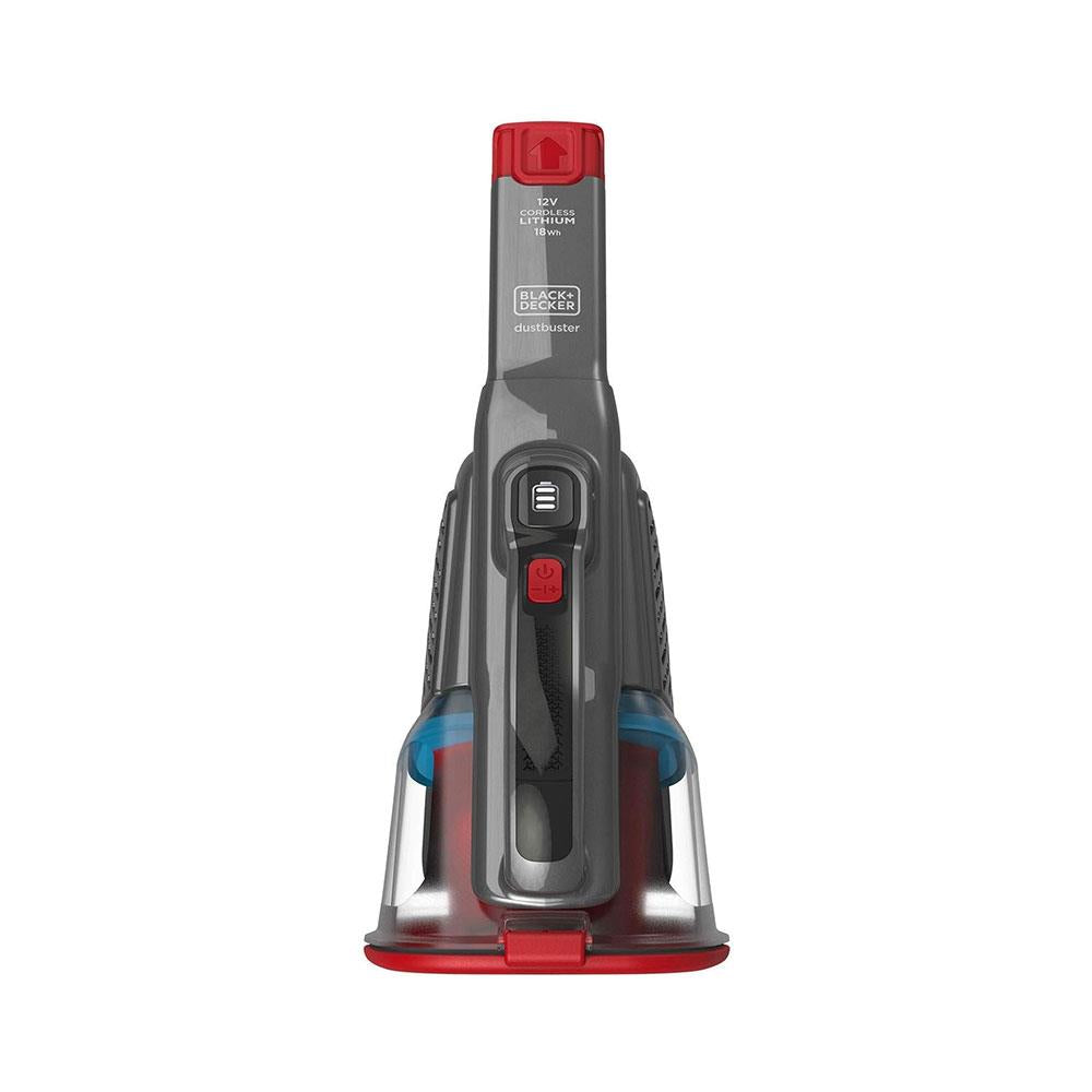 Black & Decker 12V Cordless Handheld Vacuum Cleaner Dustbuster 1.5Ah - Red/Grey Secondary image