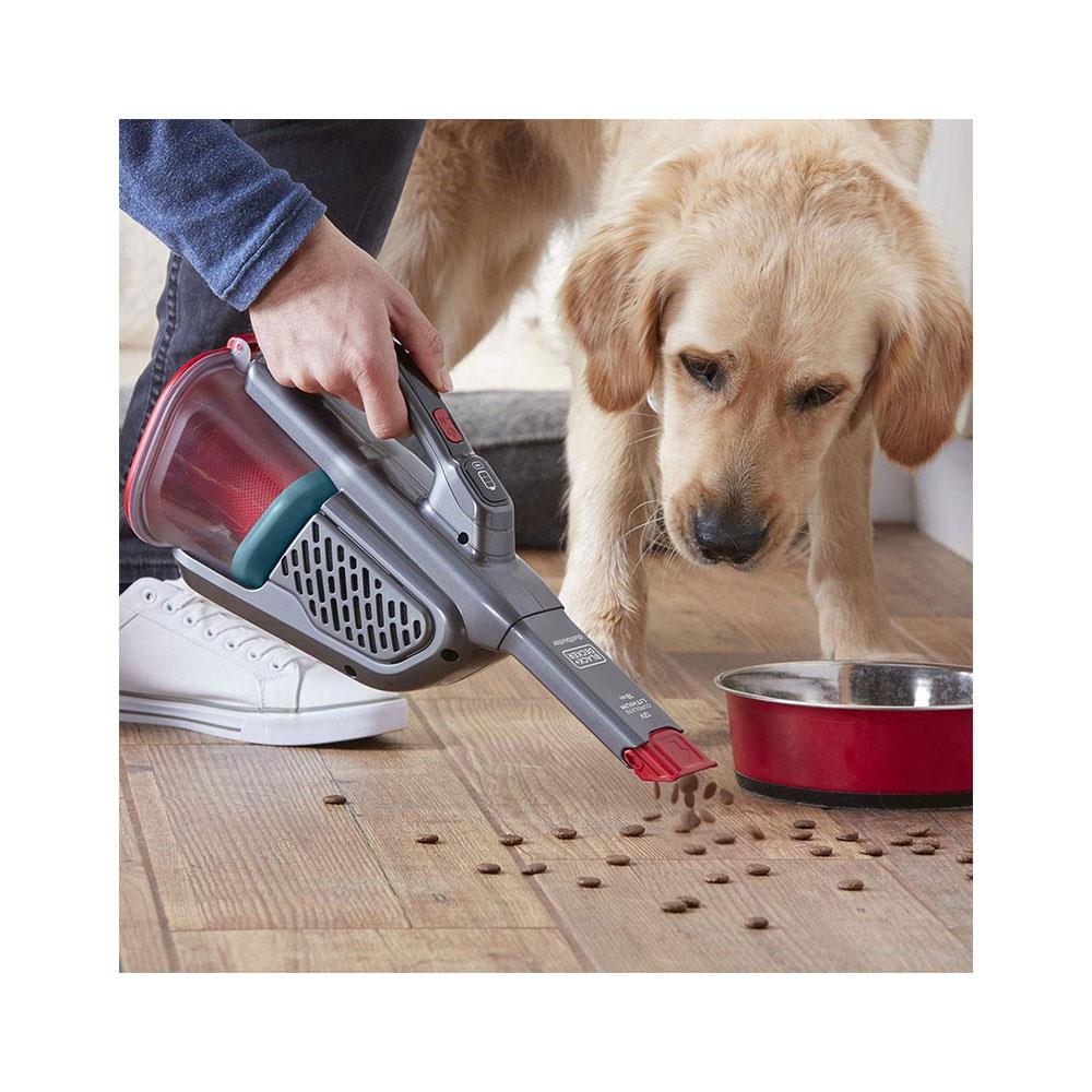 Black & Decker 12V Cordless Handheld Vacuum Cleaner Dustbuster 1.5Ah - Red/Grey