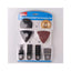 Hilka Tools Universal Multi Function Tool Bit Set Oscillating Sanding Accessories - 27 Piece
